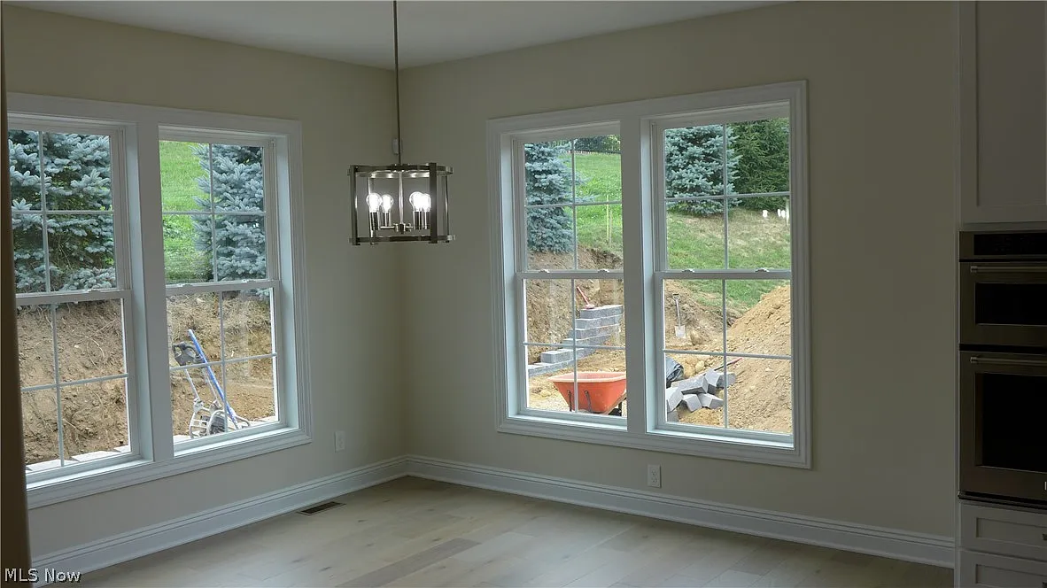 Interior room in the single-story home.