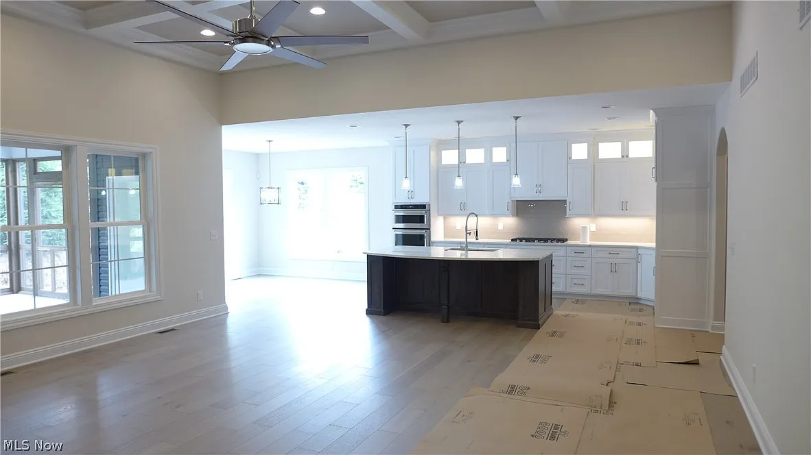 Additional interior perspective in the single-story home.