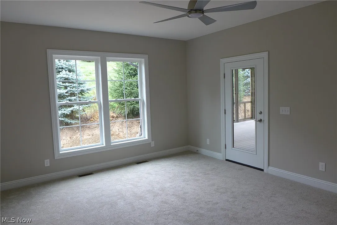 Kitchen or gathering space in the single-story home.